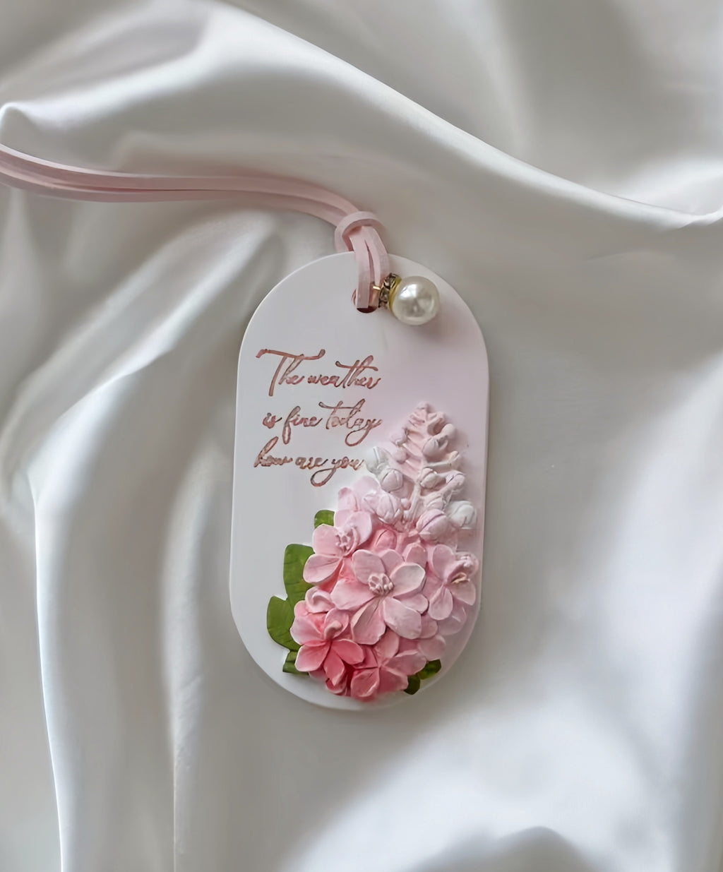 🌸Aroma Stone – Pink Hydrangea Bloom