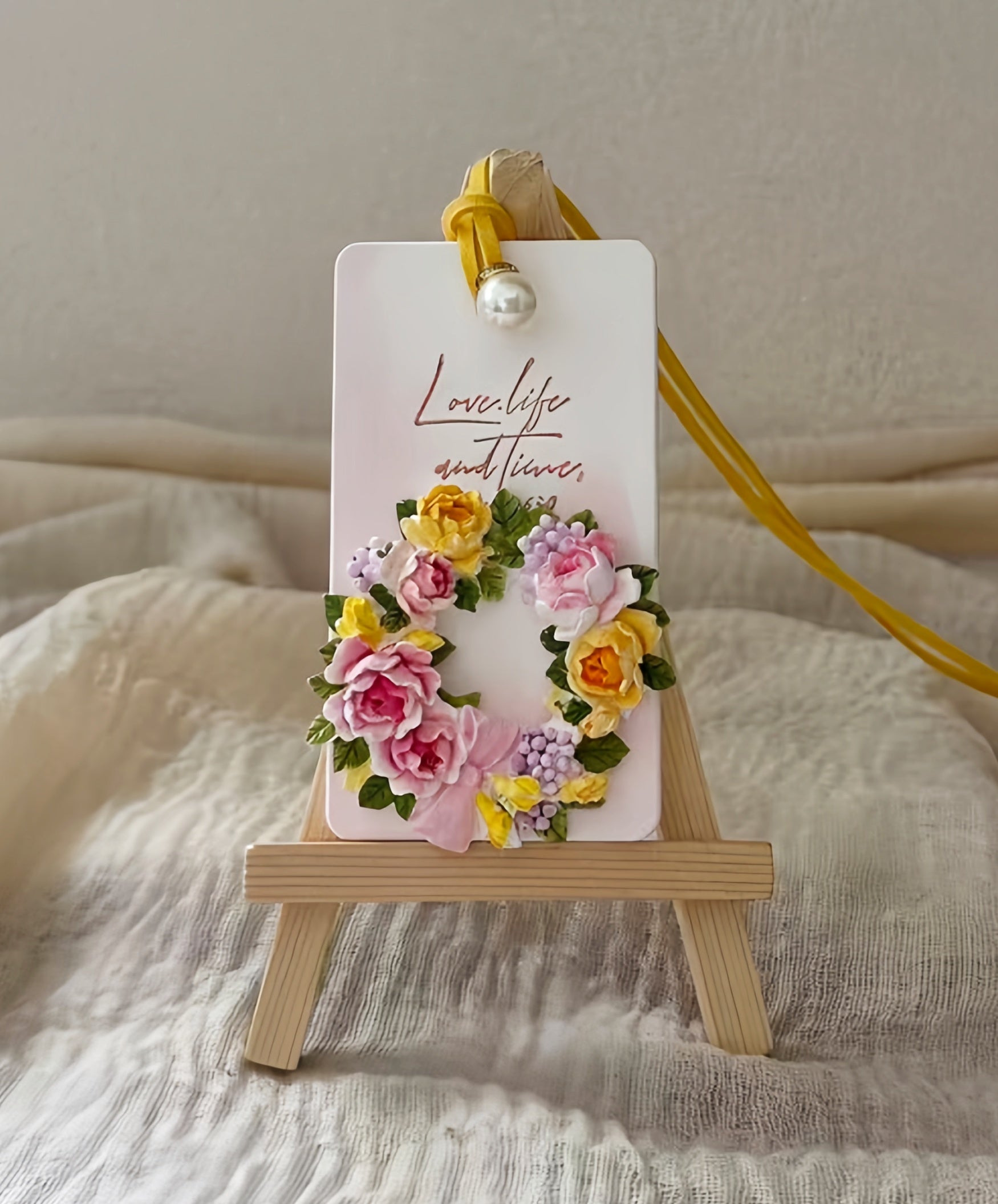 🌸Aroma Stone – Floral Wreath Bloom