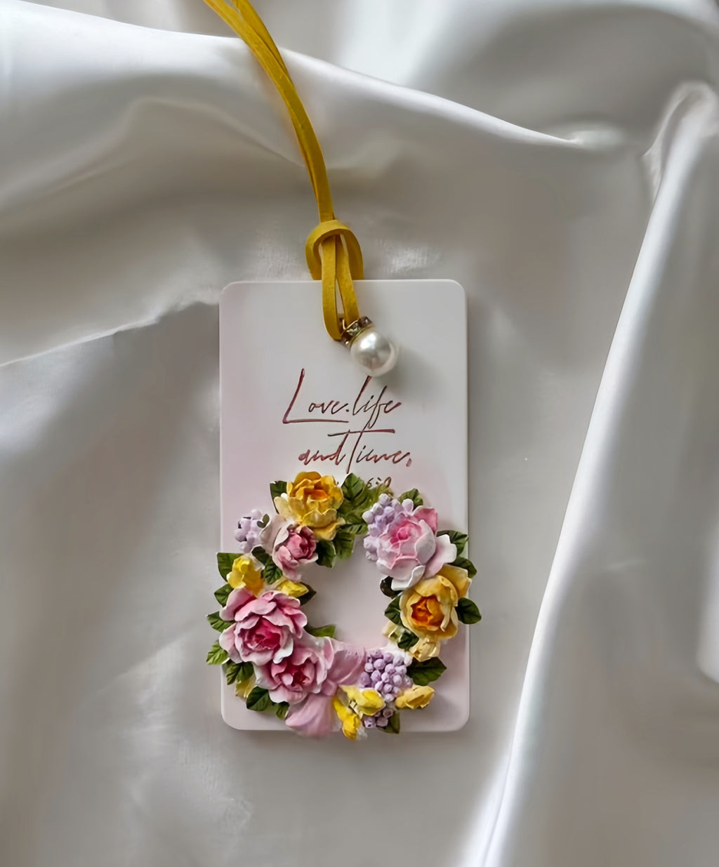 🌸Aroma Stone – Floral Wreath Bloom